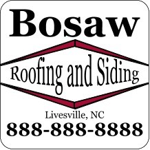 3.5" Kwik-Ship White Vinyl Removable Screen Print Round Corner Decal