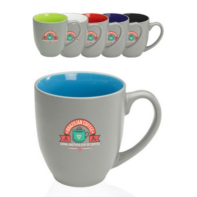 16 Oz. Pop Out Bistro Two Tone Coffee Mugs
