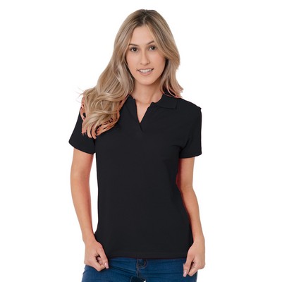 BAYSIDE Ladies' USA Made Johnny Collar Polo