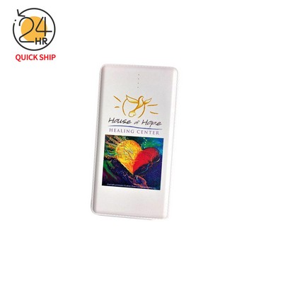 Slim Leather Texture Power Bank 10,000mAh UL certificated