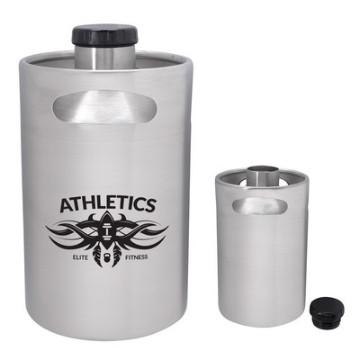 64 Oz. Keg Stainless Steel Growler