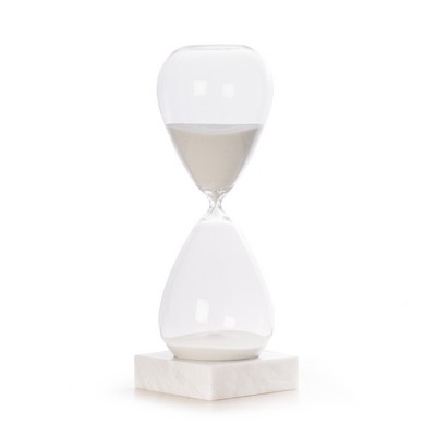 Sand Timer with Marble Base