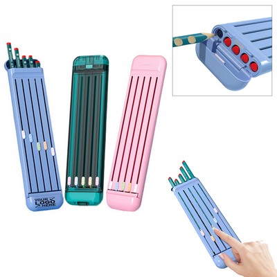 Plastic Pencil Box (2.4" x 9.5")