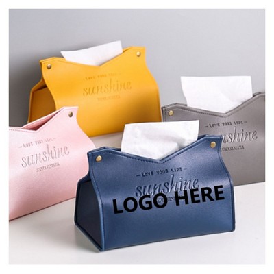 Leather Tissue Box