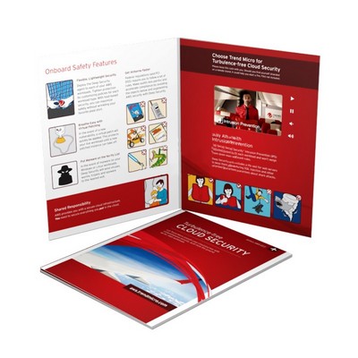4.5" Wide View HD Screen Video Catalogs in Print Media Player