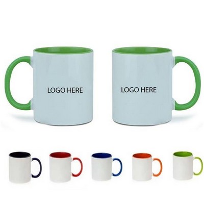 11 Oz. 2 Tone Sublimation Ceramic Mug