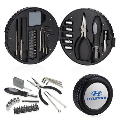 24 Piece Tire Shaped Tool Kit