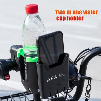 2 In 1 Portable Bottle Rack Phone Holder For Trolley Child Car Bicycle