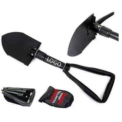 Foldable Shovel and Pickaxe w/Carry Bag