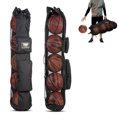 Basketball Mesh Equipment Ball Bag