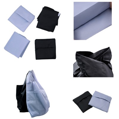 210D Waterproof Folding Shopping Bag Into Pouch
