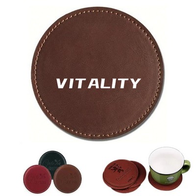 Leather Coaster for Drinks