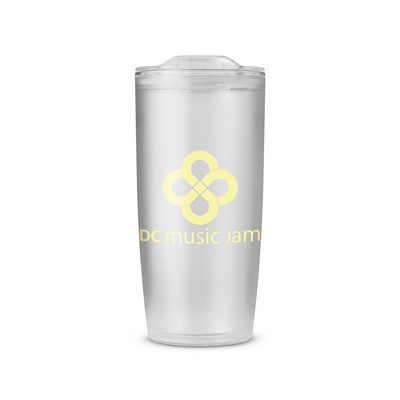 USA Made 22 oz. Frosted Double-Wall Insulated Tumbler.