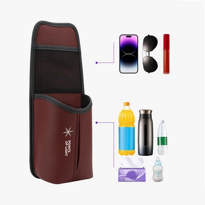 Car Seat Side Back Storage Organizer Mesh Hanging Bottle Holder