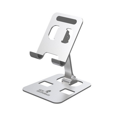 Foldable Phone Stand , Aluminum Alloy Adjustable Cell Phone Stand,Multiple Angles could be adjusted
