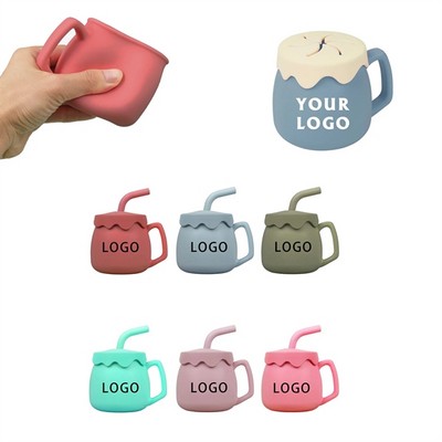Food Grade Silicone Straw Cup