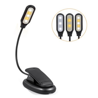 5 LED 3 Colors Reading Book Lights