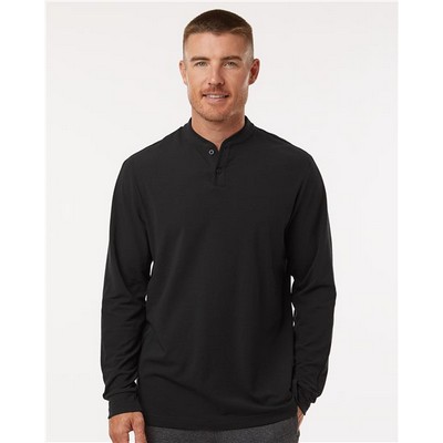 Adidas® Henley Long Sleeve Tee