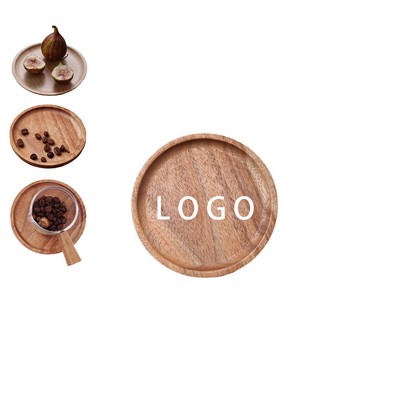 Wood Round Plates For Food