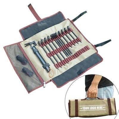Tent Nail and Hammer Storage Bag - Tools Not Included