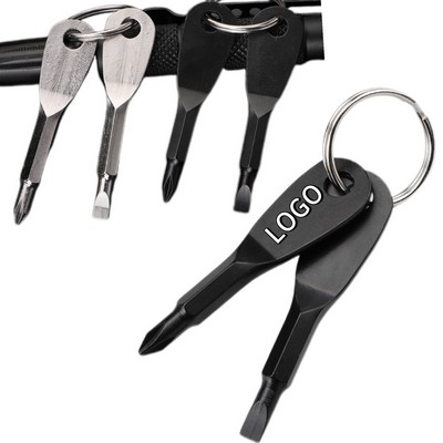 Portable Screwdriver Key Ring (Two Types)