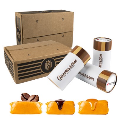 Caramels 3 Flavor Bundle in G.O.A.T. Foods Mailer Box - Option 2