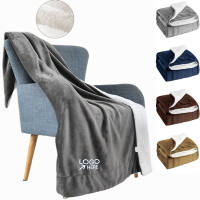 Custom Sherpa Fleece Blanket For Warmth & Personalization