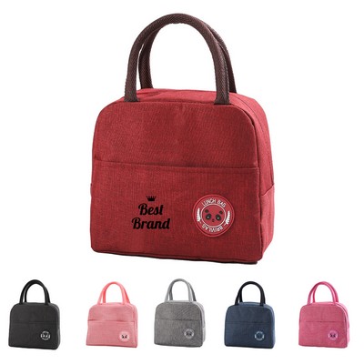 Portable Lunch Cooler Bag with Front Pocket