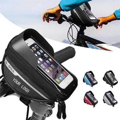 Waterproof Bike Phone Mount Bag Touch Screen