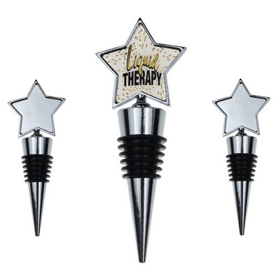 Full Imprint Star Shaped Wine Cork Bottle Stopper