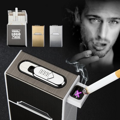 Cigarette Case With X-Lightning Lighter