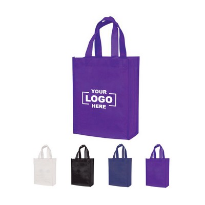 Compact Laminated Shopping Tote Bag.