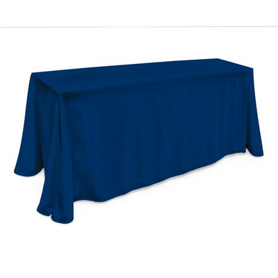 6' Navy Table Cloth - Printed