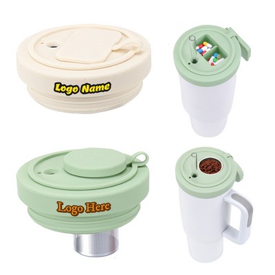 Silicone Multifunctional Cup Lid Set for 40 oz Tumbler