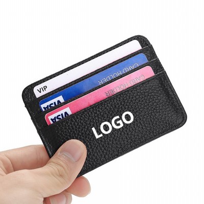 PU Leather Money Clip/Card Case