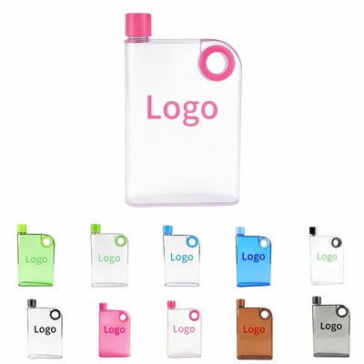 Flat Water Bottle with Handle