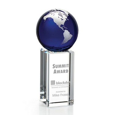 Luz Globe Award - Blue/Silver