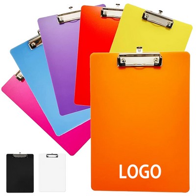 A4 Letter Size Plastic Clipboards