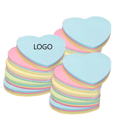 Heart Shaped Sticky Notes
