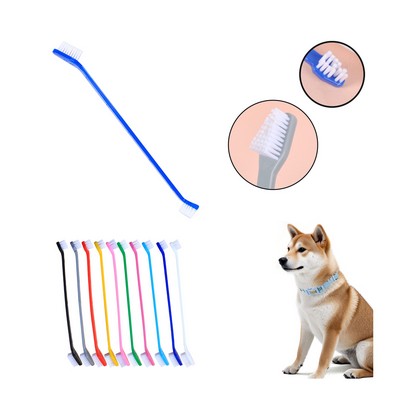 Dual-Head Pet Toothbrush