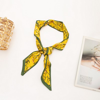 35" x 2" Full Custom Long Neckerchief Ribbon Scarf Hairband Handbag Wrap Scarf Neck Tie #12