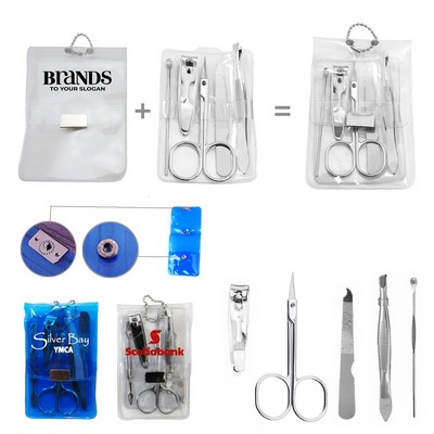5 Pieces Manicure Set w/PVC Pouch