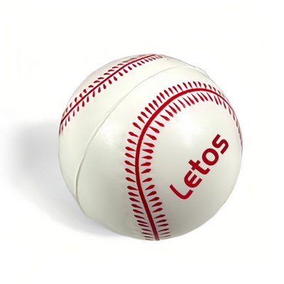 1 1/2" Baseball Shape Premium PU Material Stress Ball