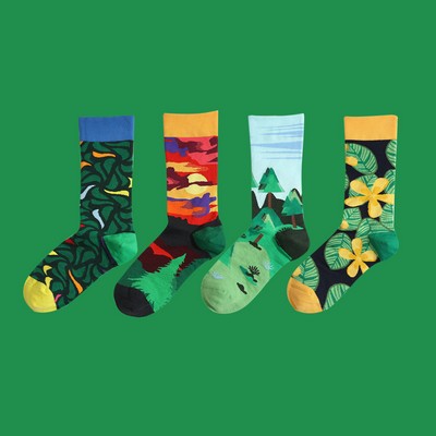 Custom Casual Heat Transfer Socks