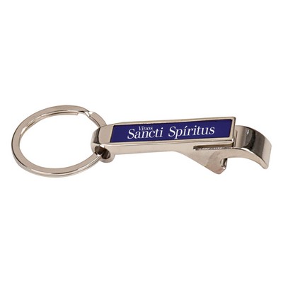 2.5" Blue Bottle Opener Keychain