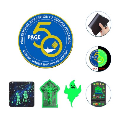 Custom 3'' Shaped Glow Decorative Magnets