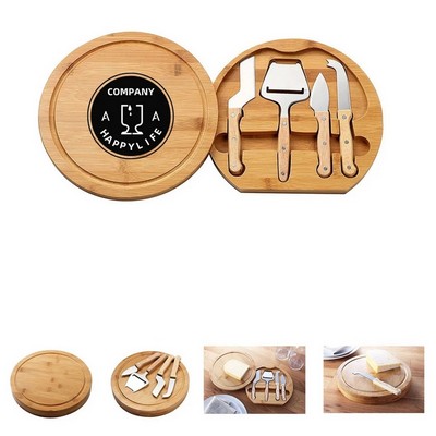Wood Cheese Board With Tools