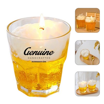 Snow Beer Shaped Scented Candle