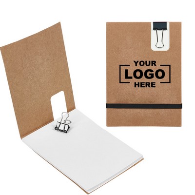 Notebook Memo Pad With Clip