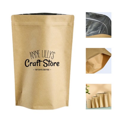 Eco-friendly Kraft Paper Ziplock Bag